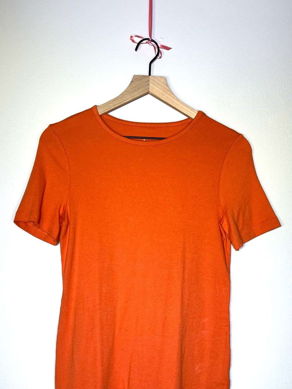 a new day Orange Crew Neck Short Sleeve Top